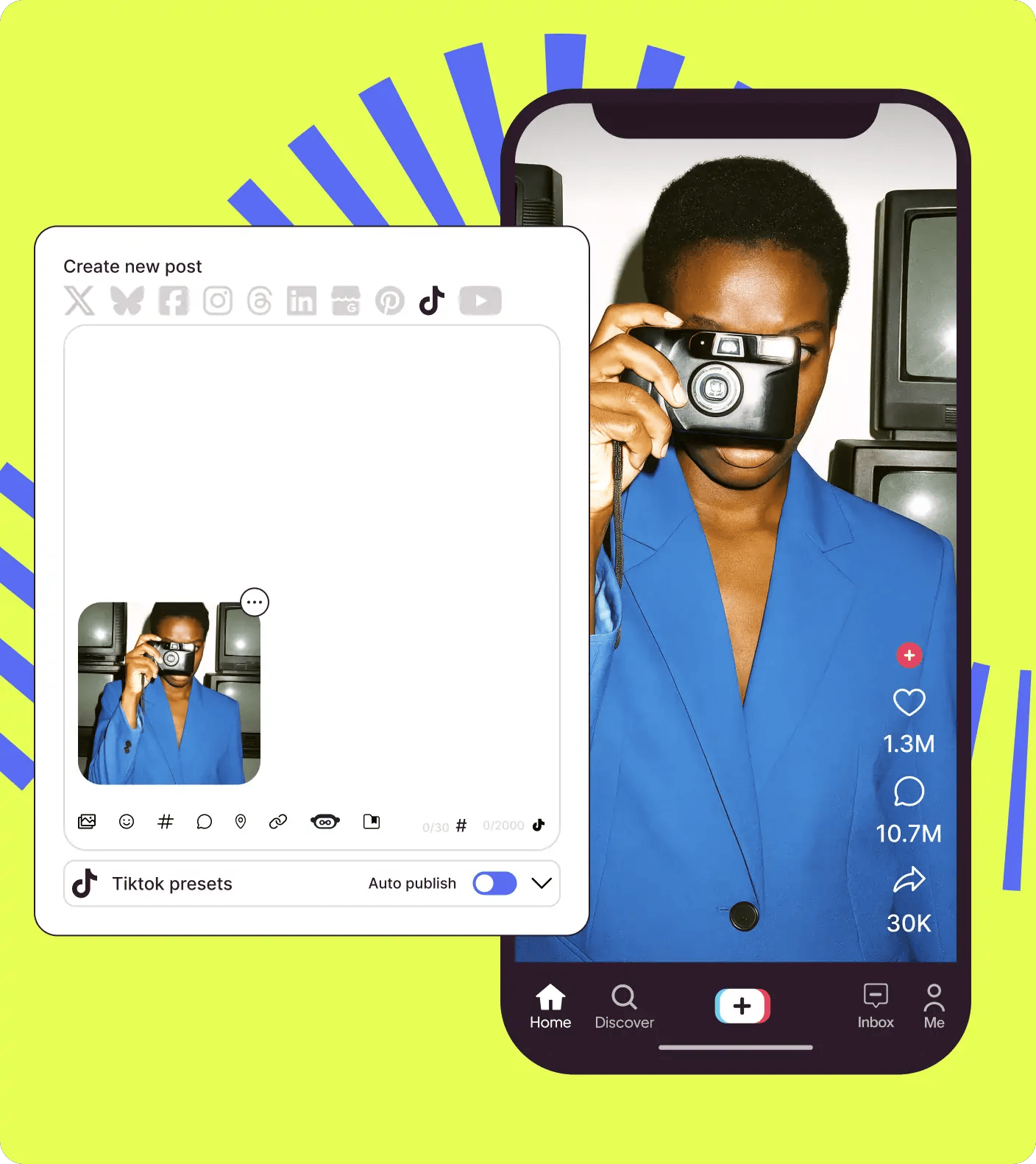 Postlane TikTok — planificador y publicador de contenido