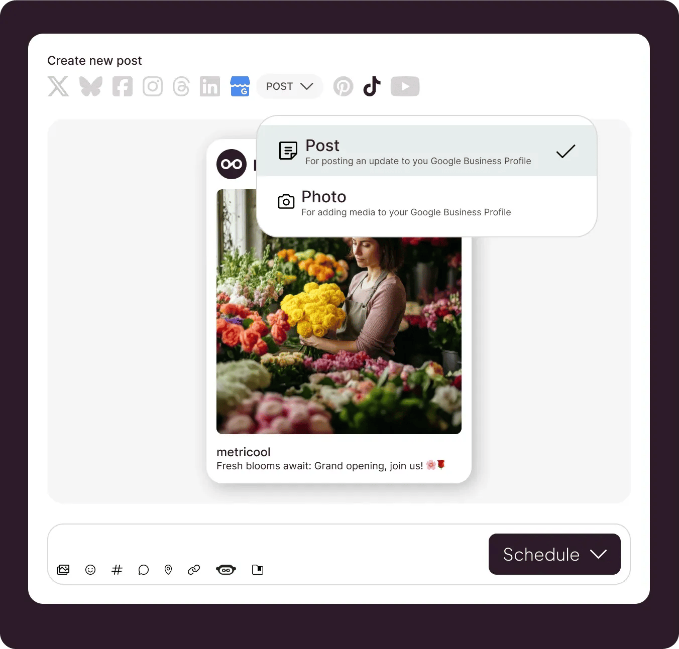Letra pequeña — Postlane Google Business