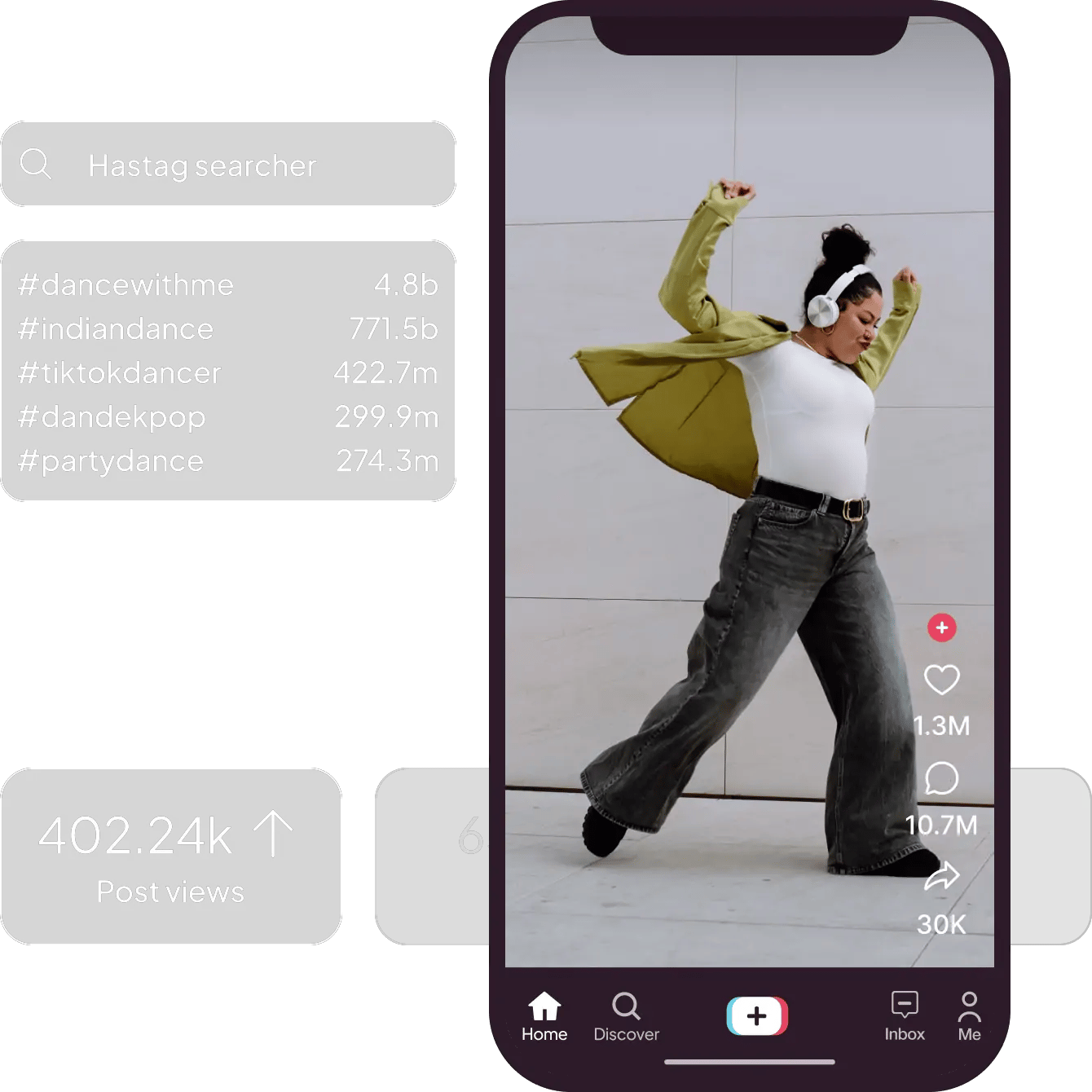 TikTok trend análisis en Postlane