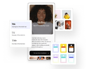 Start Page de Postlane: bio social con temas personalizados, imágenes y enlaces.